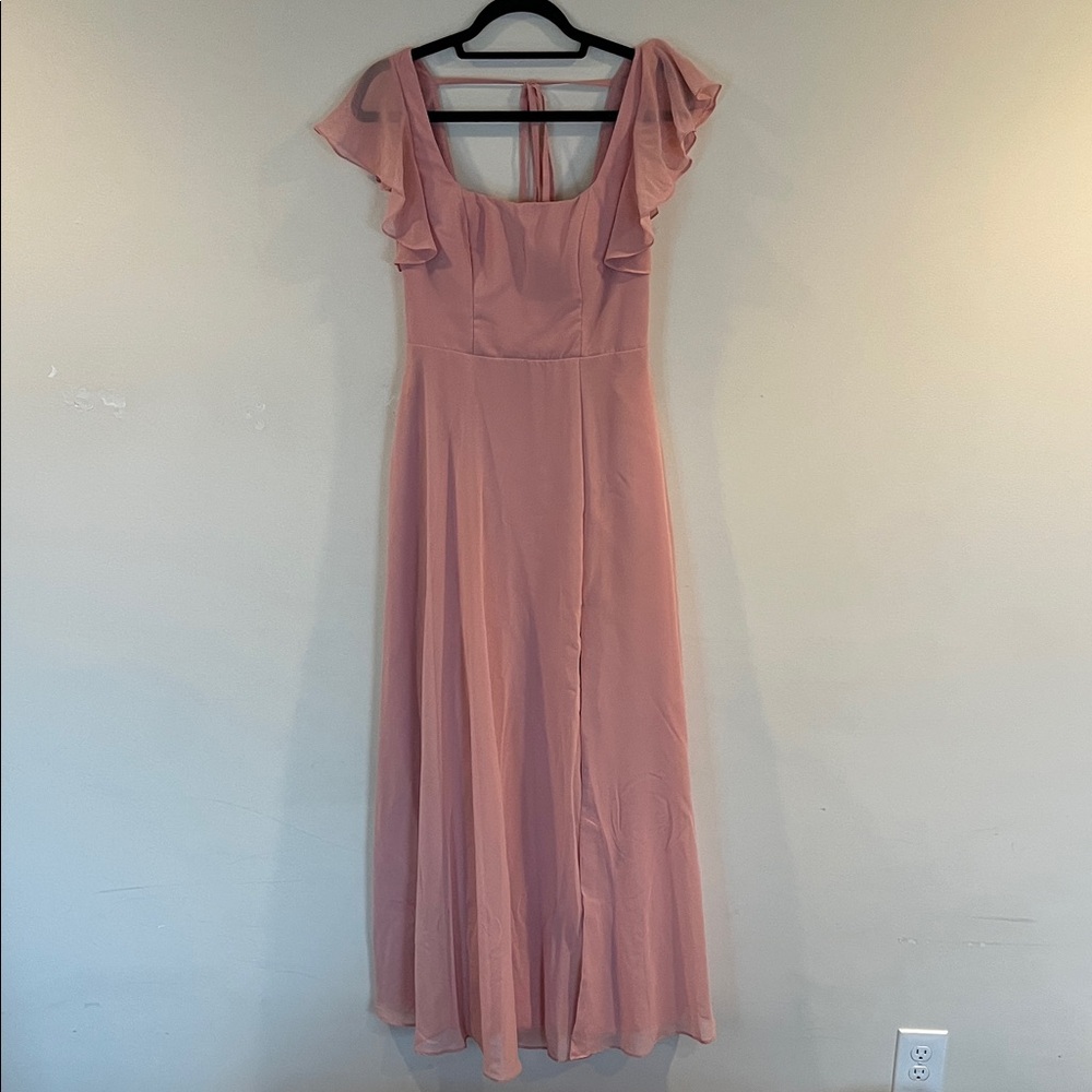 Azazie Bondi Bridesmaid Dress in Rosette Size Small (custom size)
